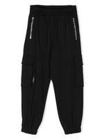 Balmain Kids pantalon de jogging à poches cargo - Noir - thumbnail