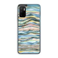 Watercolor Agate: Xiaomi Poco M3 Pro 5G Transparant Hoesje