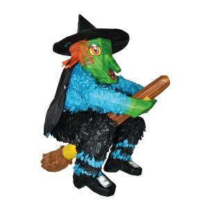 Heksen Halloween pinata - 48 x 45 cm - verjaardag - papier - vullen en kapot slaan