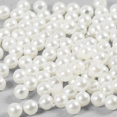 Creativ Company Waskralen, d 5 mm, gatgrootte 1,7 mm, parelmoer, 110 stuk/ 1 doos