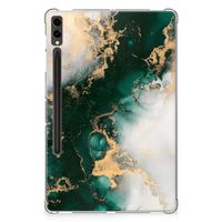 Tablet Back Cover voor Samsung Galaxy Tab S9 Plus Marmer Groen - thumbnail