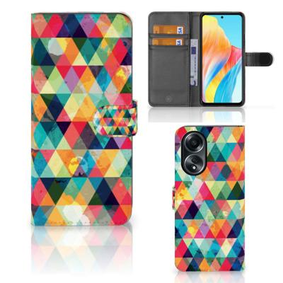 OPPO A58 4G | Telefoon Hoesje | Geruit