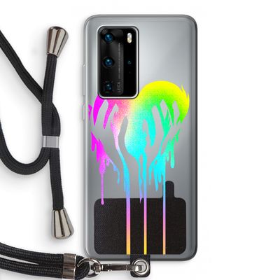 Hold My Heart: Huawei P40 Pro Transparant Hoesje met koord