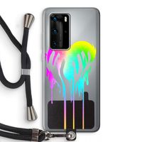 Hold My Heart: Huawei P40 Pro Transparant Hoesje met koord