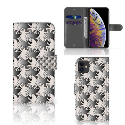 Apple iPhone 11 | Telefoonhoesje | Met pasjeshouder | Salamander Grey