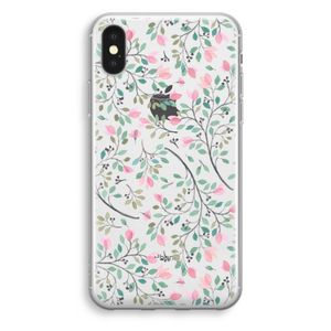Sierlijke bloemen: iPhone X Transparant Hoesje