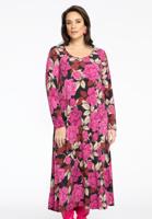 Yoek Jurk A-line long ROSE | Roze | Maat 50/52