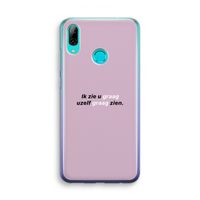 uzelf graag zien: Huawei P Smart (2019) Transparant Hoesje