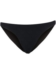 Alexander Wang bas de bikini en maille à motif monogrammé - Noir