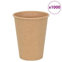 VidaXL Papieren koffiekopjes 1000 st 12oz 300 ml bruin