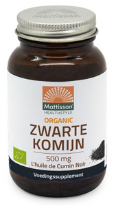 Mattisson HealthStyle Organic Zwarte Komijn 500mg Capsules