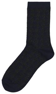 HEMA Damessokken Glitter Blauw (blauw)