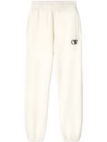 Off-White pantalon de jogging en coton à imprimé OW - Blanc