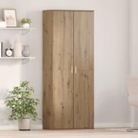 Hoge kast Artisan Eiken 70 x 33.5 x 180 cm Bewerkt hout