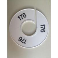 Maatring 11 cm wit/zwart 176