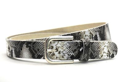 Timbelt Fashion Leren Riem 3 cm Snake