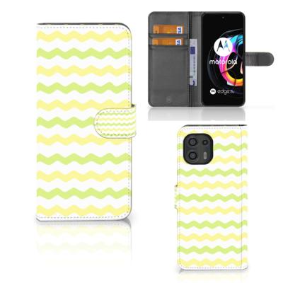 Motorola Edge 20 Lite | Telefoon Hoesje | Waves Yellow