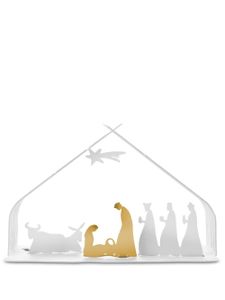 Alessi crèche de Noël Bark Crib - Argent