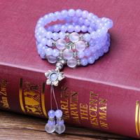 Fashion Jewelry accessoire granaat kralen armband (Violitde)