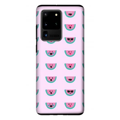 Smiley watermeloenprint: Samsung Galaxy S20 Ultra Tough Case