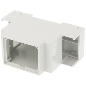 Hammond Electronics 1597DIN2MH53 DIN-rail-behuizing Open 90 x 58 x 36 PPO Lichtgrijs 1 stuk(s)