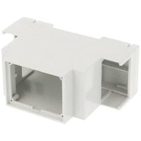 Hammond Electronics 1597DIN2MH53 DIN-rail-behuizing Open 90 x 58 x 36 PPO Lichtgrijs 1 stuk(s) - thumbnail