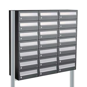 Allux Hive Set 3-Breed, 7-Hoog Op Statief Antraciet - 40030065_3x7s