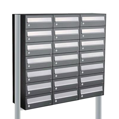 Allux Hive Set 3-Breed, 7-Hoog Op Statief Antraciet - 40030065_3x7s