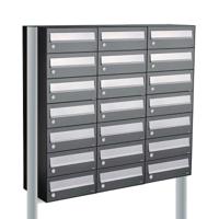 Allux Hive Set 3-Breed, 7-Hoog Op Statief Antraciet - 40030065_3x7s