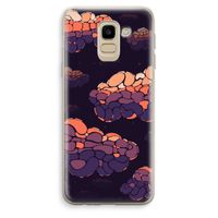 Patroon Wolken: Samsung Galaxy J6 (2018) Transparant Hoesje Patroon Wolken: Samsung Galaxy J6 (2018) Transparant Hoesje