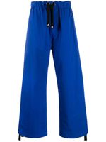 Versace pantalon de jogging en coton à coupe ample - Bleu