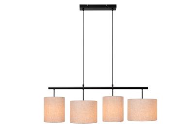 Lucide MAYA - Hanglamp - 4xE27 - Beige