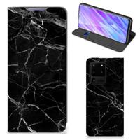 Samsung Galaxy S20 Ultra | Standcase | Marmer Zwart - Origineel Cadeau Vader