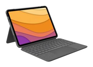 Logitech Combo Touch Apple iPad Air (2022/2020) Toetsenbordhoes QWERTY Grijs