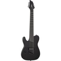 Schecter PT-8 MS Black Ops LH elektrische gitaar Satin Black Open Pore (linkshandig) - thumbnail