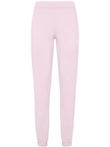 Plein Sport pantalon de jogging skinny à logo imprimé - Rose