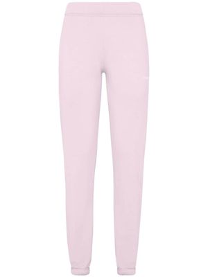Plein Sport pantalon de jogging skinny à logo imprimé - Rose