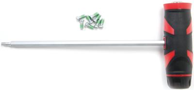 QUARQ zespunt ster-profiel sleutel tool torx t20 200 mm incl. screws