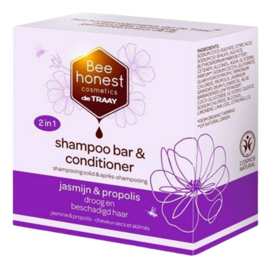 Bee Honest Shampoo Bar & Conditioner - Jasmijn & Propolis