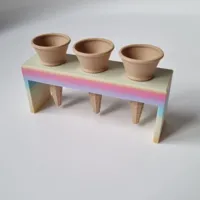 Kiddi Puntijsjes Houder - Triple voor mini ijsjes