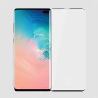 PINWUYO 9u 3D gebogen warmte buigen volledig scherm getemperd glas film voor Galaxy S10 plus (zwart)