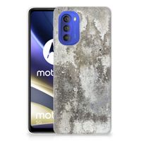 Motorola Moto G51 5G TPU Siliconen Hoesje Beton Print - thumbnail