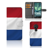 Nokia 7.2 | Nokia 6.2 Bookstyle Case Nederlandse Vlag - thumbnail