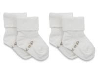 Kipkep Blijf-sokjes 6-12 maanden offwhite