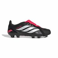 adidas Predator League FT Gras Voetbalschoenen (FG) Kids Zwart Wit Rood