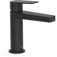 Wastafelkraan Tres Project | Opbouw | Mengkraan | Standaard model | 1-hendel | Rond | Zwart mat