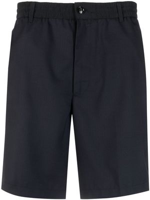 Emporio Armani bermuda à taille élastiquée - Bleu
