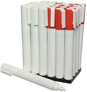 Wit of rood marker 2 kleuren assorti - 5503005