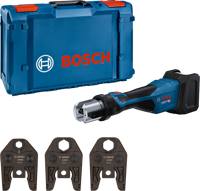 Bosch Blauw GPT 18V-32 Accu Perstang | 3 Persbekken SV | In XL-Boxx - 06019M2102