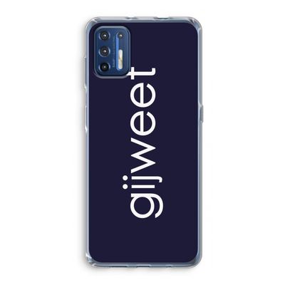 Gijweet: Motorola Moto G9 Plus Transparant Hoesje